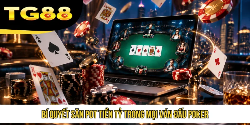Bí quyết săn pot tiền tỷ trong mọi ván đấu Poker