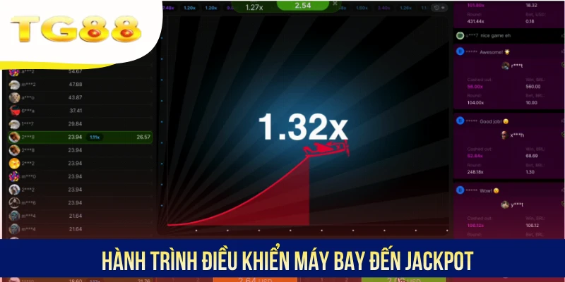 Hành trình điều khiển máy bay đến Jackpot