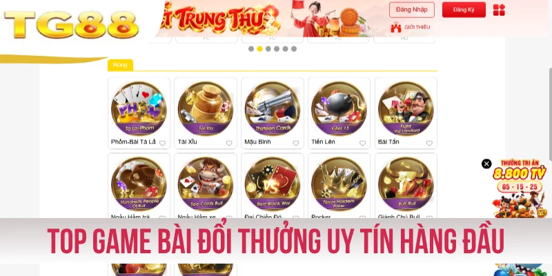 Top Game Bài Đổi Thưởng Uy Tín Hàng Đầu Ở Châu Á 2026