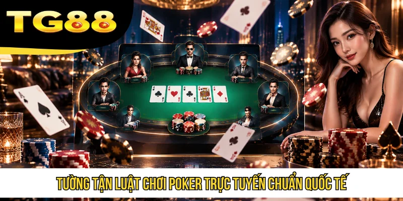 Tường tận luật chơi Poker trực tuyến chuẩn quốc tế